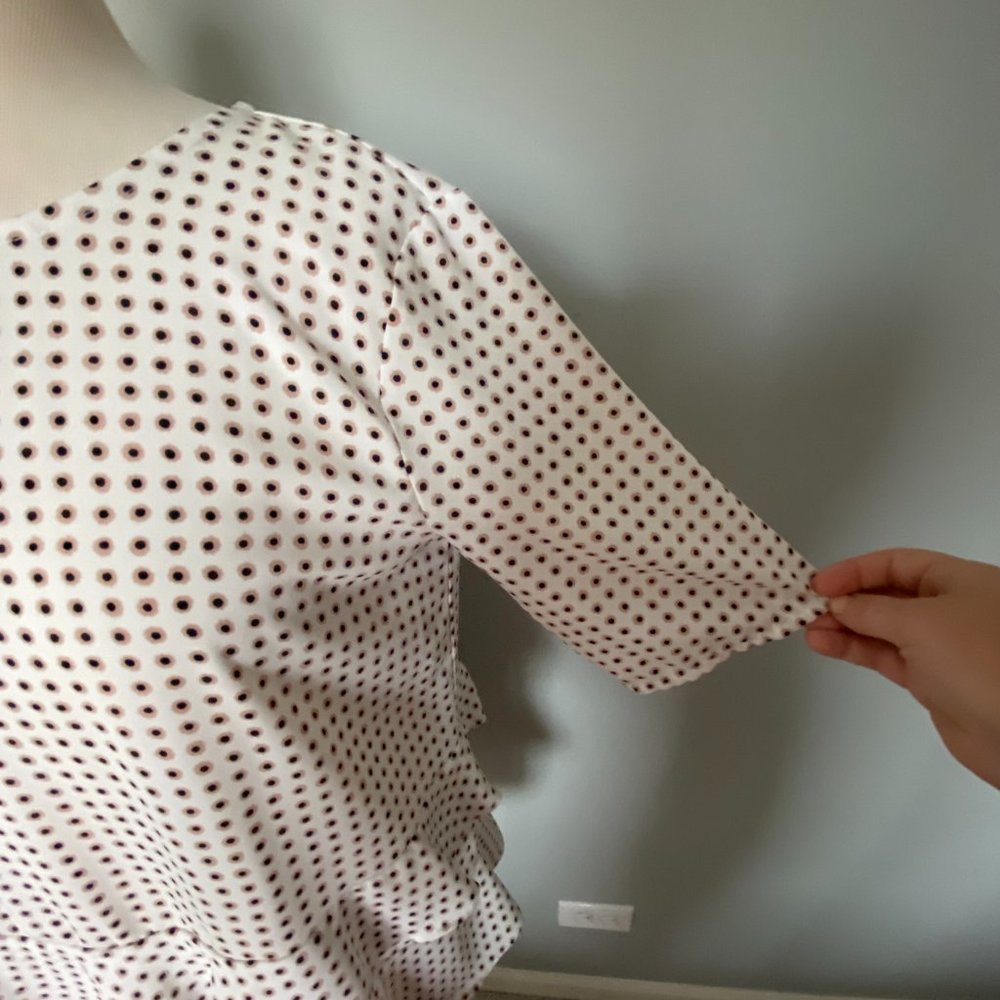 Ann Taylor Ruffle Top - Picture 2 of 5